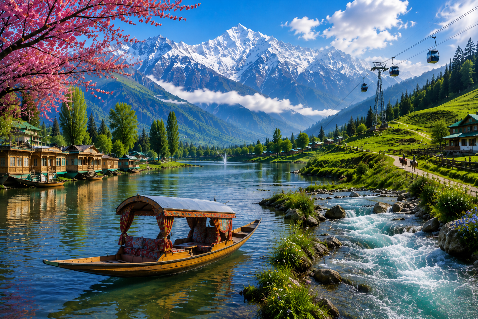 Kashmir Scenic Escape - Srinagar, Gulmarg, Pahalgam &amp; Sonamarg