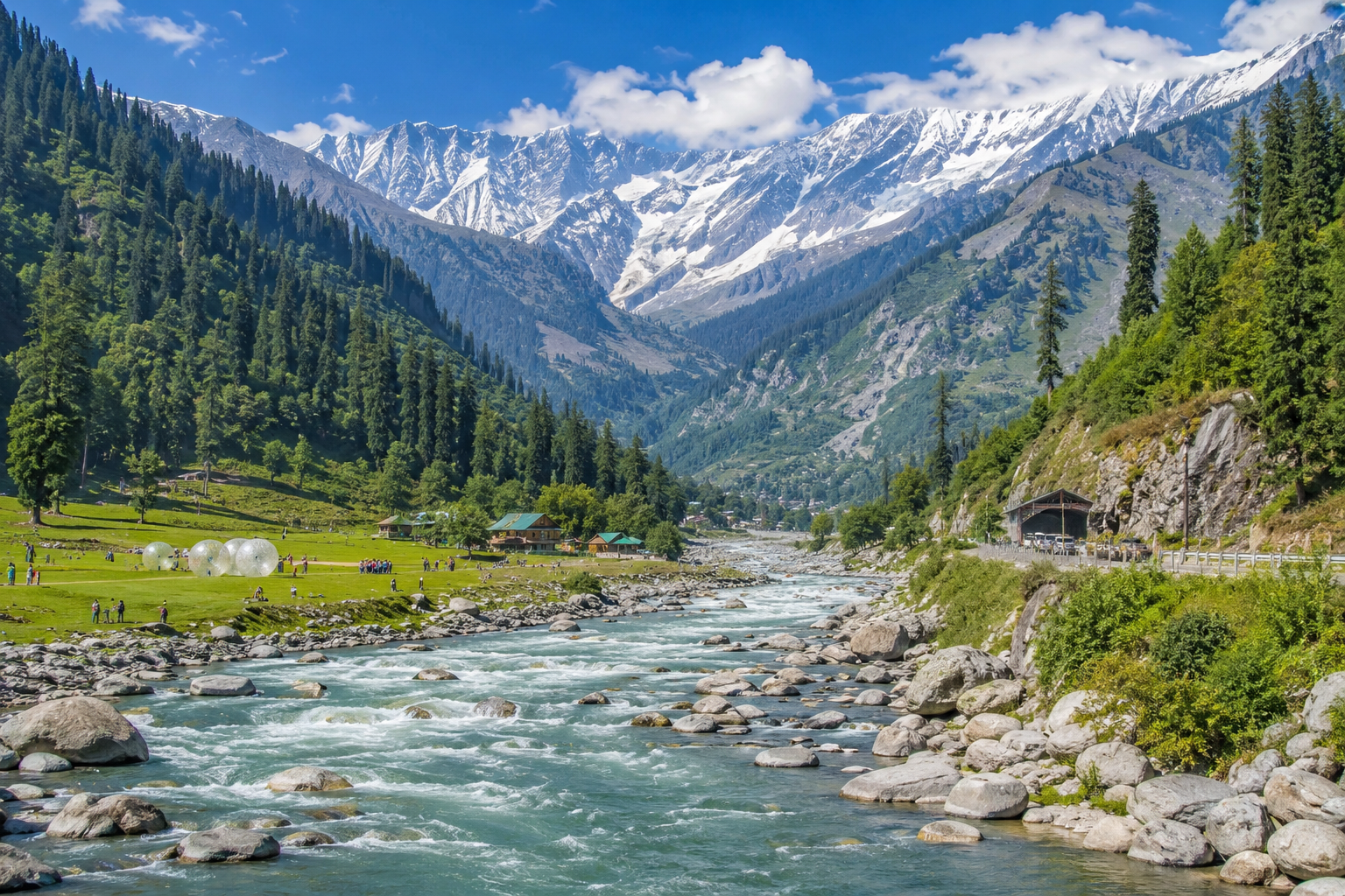 Manali Scenic Escape — Solang Valley, Atal Tunnel &amp;amp;amp;amp; Sissu