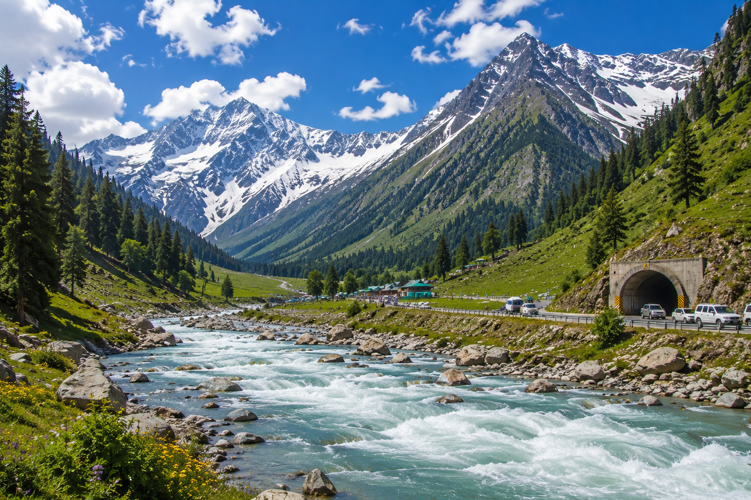 Manali Scenic Escape — Solang Valley, Atal Tunnel &amp;amp;amp;amp; Sissu photo 2